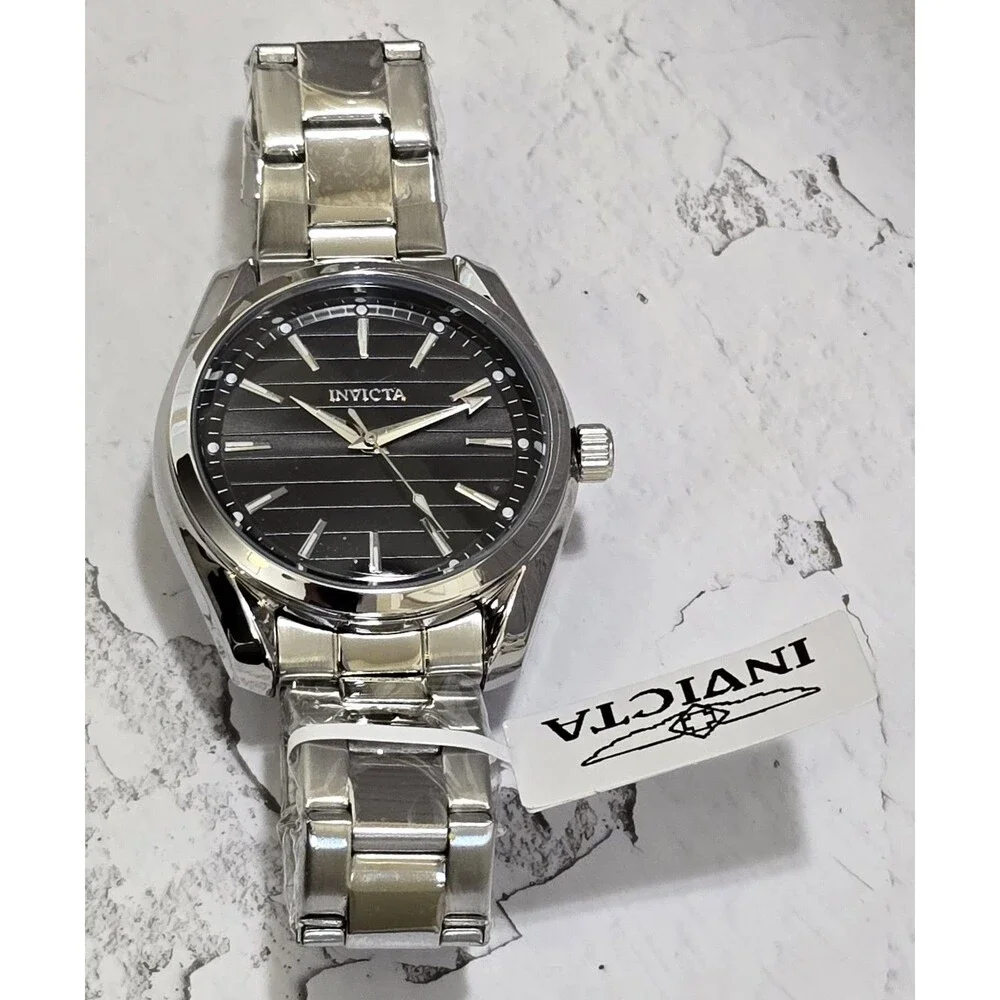 Invicta Celestial Hollis Men's Watch 42mm Black Dial Steel 69198 Brand New